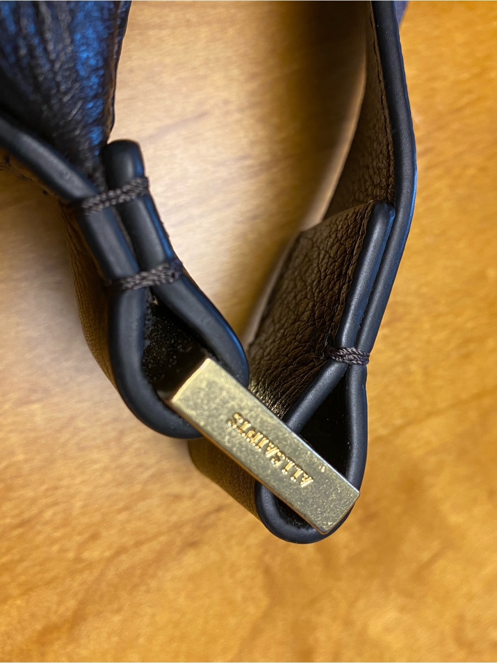 All Saints Brown Crescent Crossbody Bag - Picture 3 of 6